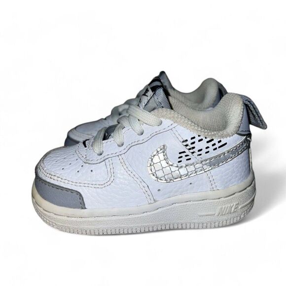 Nike Air Force 1 LV8 2 TD 'White Wolf Grey' CK0830-100 Toddler 4C - Picture 1 of 9